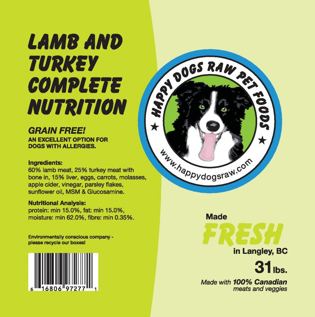 Lamb and Turkey Complete Nutrition